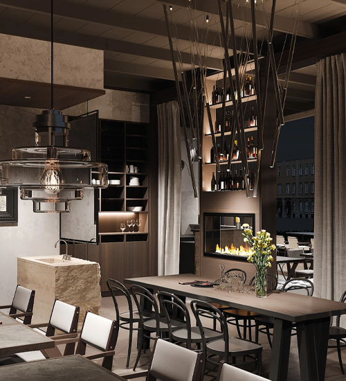 酒馆装修现场进行中